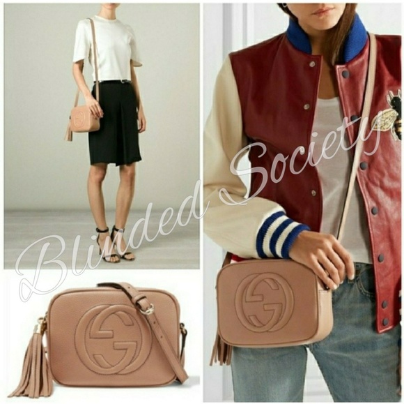 ☆☆SOLD☆☆ Gucci Soho Disco Crossbody Bag Beige - Picture 7 of 8